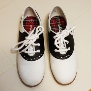 Girls Saddle Shoes